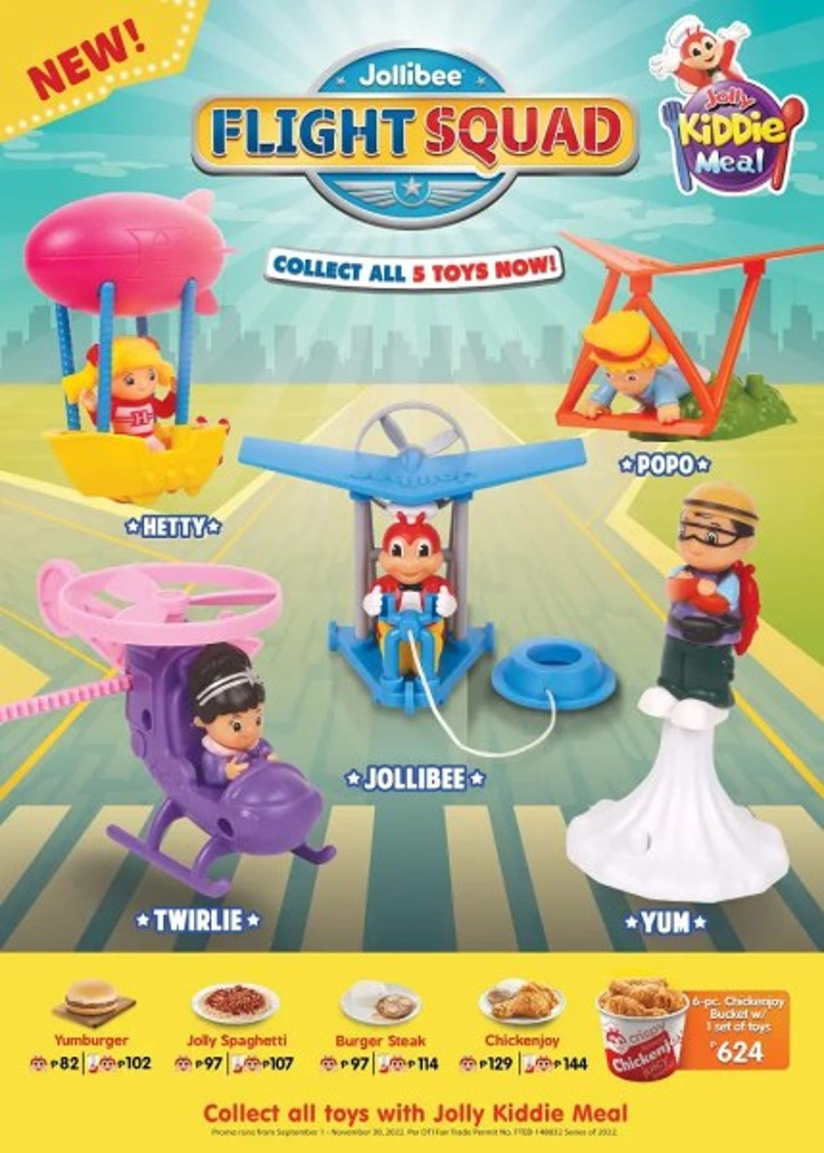 New Jollibee Flight Squad Jolly Kiddie Meal Toys Now Available | Starmometer