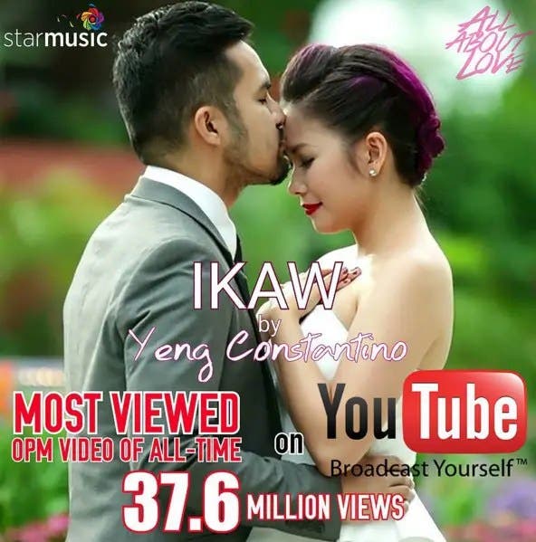 Most viewed best sale opm music video