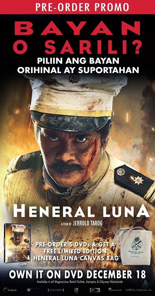 heneral luna movie ratings rotten tomatoes