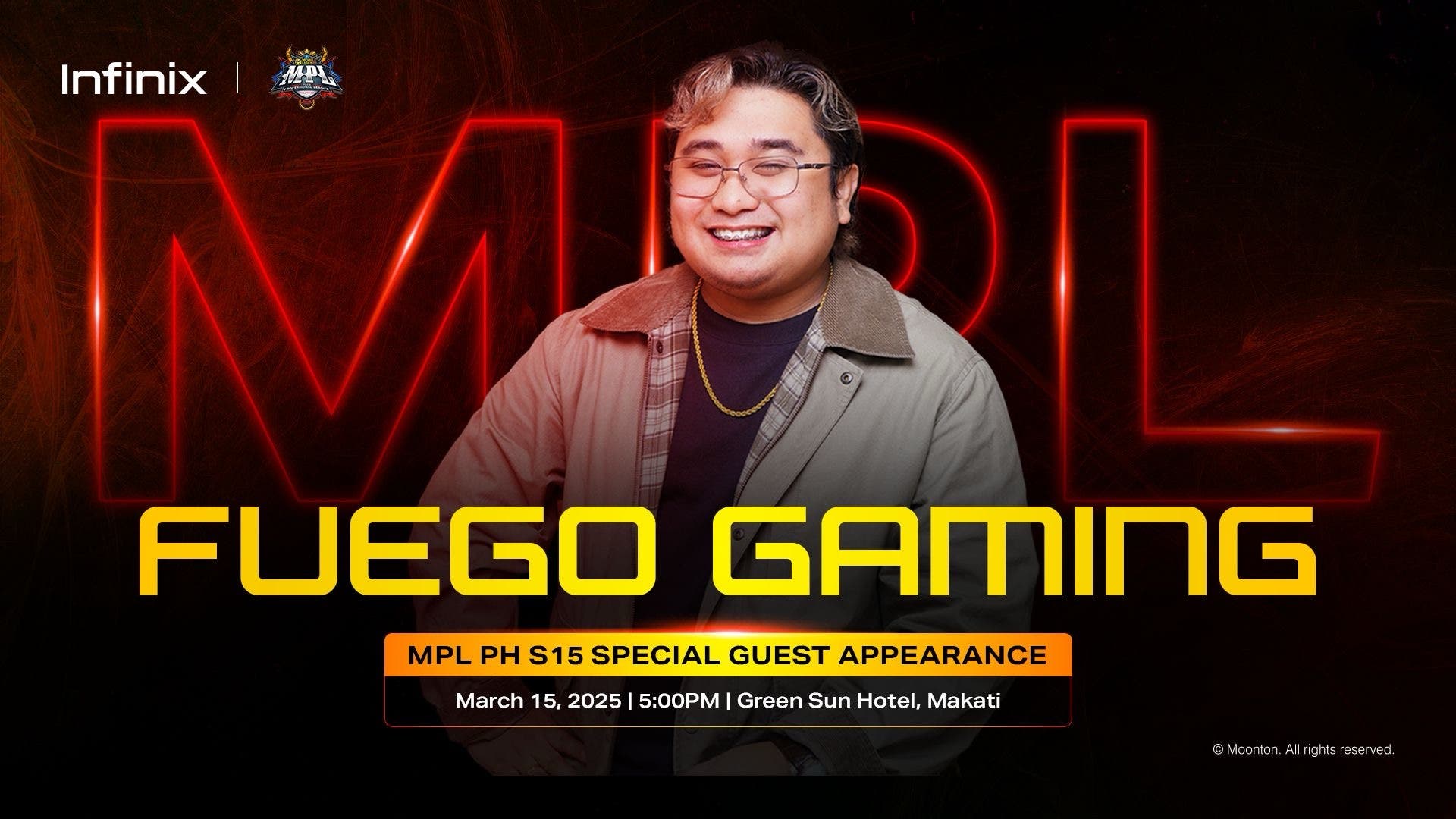 Infinix Gives Fans a Chance to Meet Fuego Gaming at MPL PH Season 15