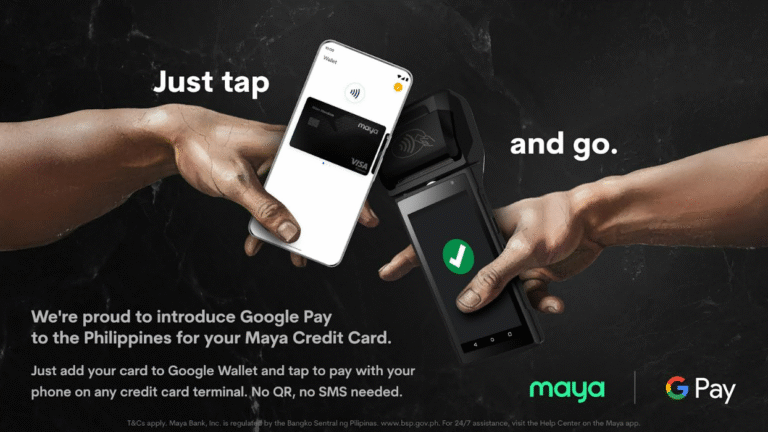 Just Tap and Go when you Link your Maya Credit Card to Google Pay!