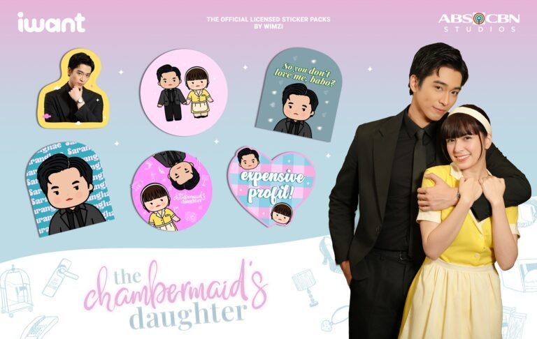 The Chambermaid's Daughter sticker merch (3)